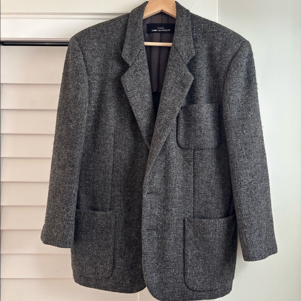 Tricot Comme des Garcons Harris tweed blazer